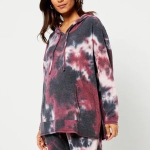 Chaser Tie Dyed Maternity Hoodie